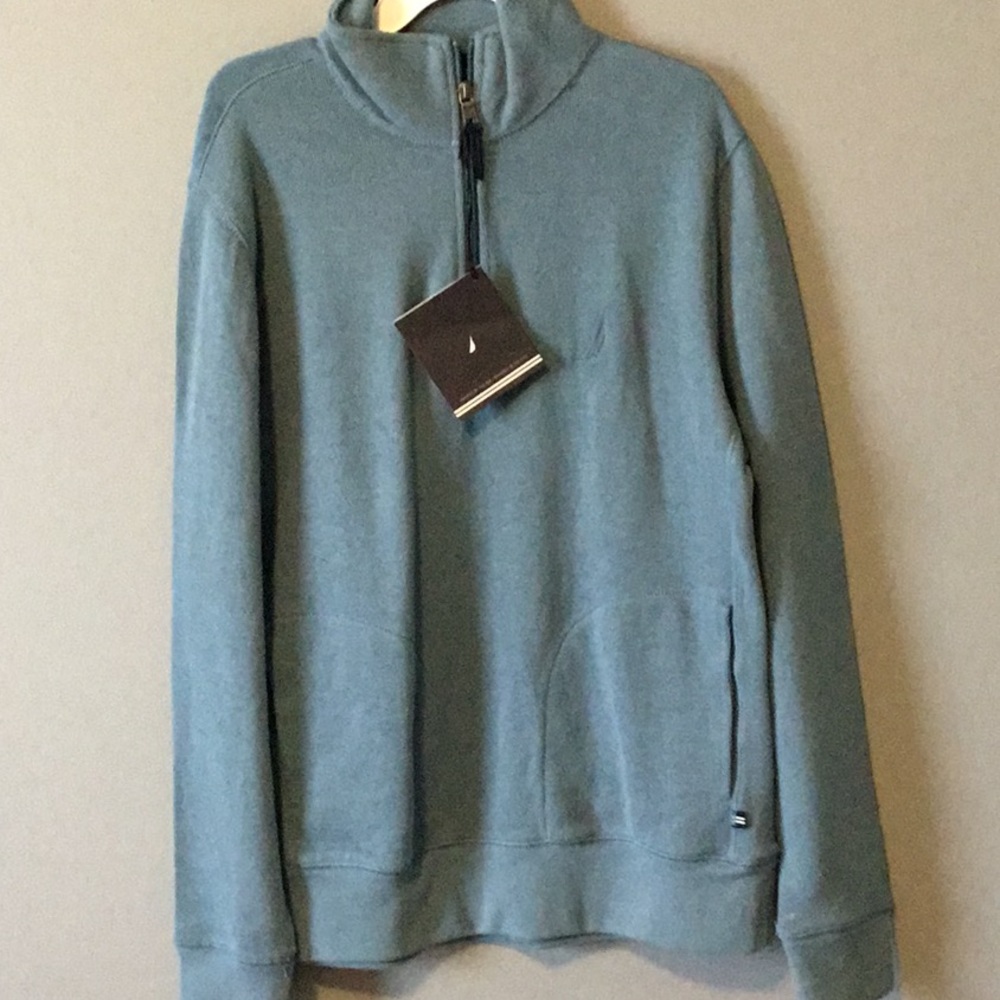 Nautical men’s half zip pullover